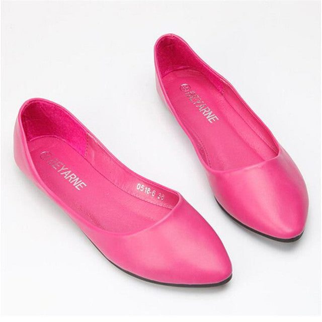 Woman Hand-sewn LeatherLoafers Casual Shoes Women Flats 1966SHOES™