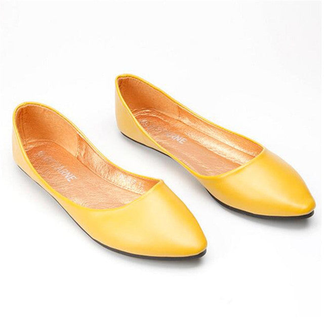 Woman Hand-sewn LeatherLoafers Casual Shoes Women Flats 1966SHOES™