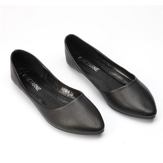 Woman Hand-sewn LeatherLoafers Casual Shoes Women Flats 1966SHOES™