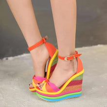 Load image into Gallery viewer, Hot Sale Leisure Women Wedges Sandals  Sexy Mules  High Heels 1966SHOES™